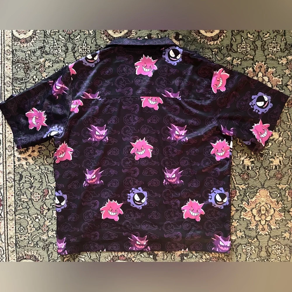 Pokemon Silky Button down Shirt by RE’HTRELT - Picture 2 of 8